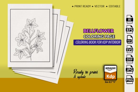 Download Bellflower Drawing Easy Sketch, Line Art - Sketch Collection